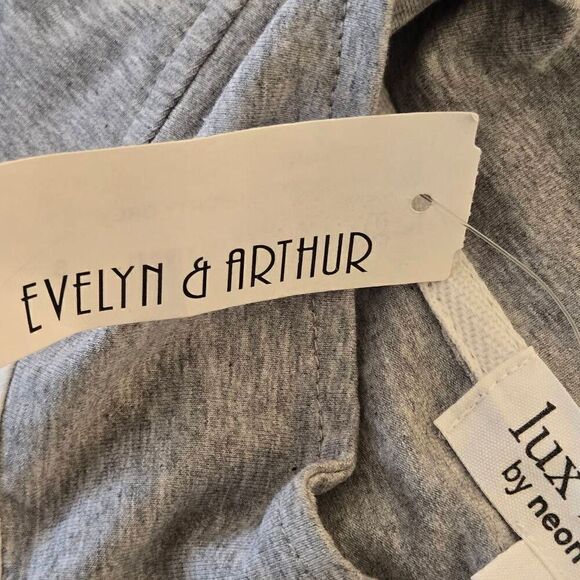 NWT Neon Buddha Elated Womens Grey White Sporty Athletic Jacket Small - Picture 8 of 15